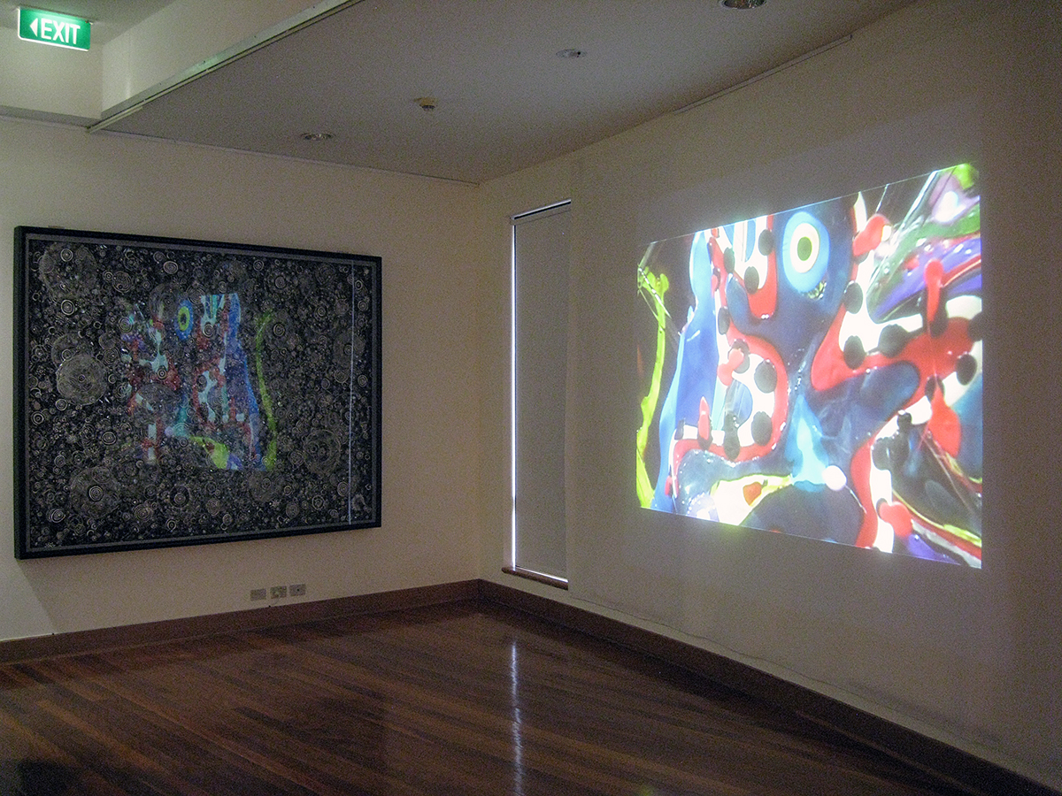 Left: Heavens Series 2 Right: Video "Time Piece" By Louise Turley